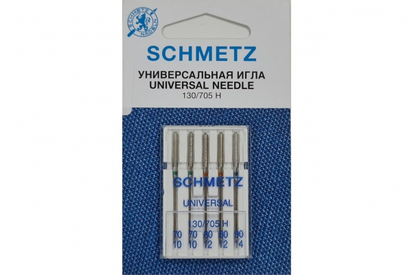 Иглы Schmetz универсальные (70x2, 80x2, 90x1), 5 шт в Дзержинске